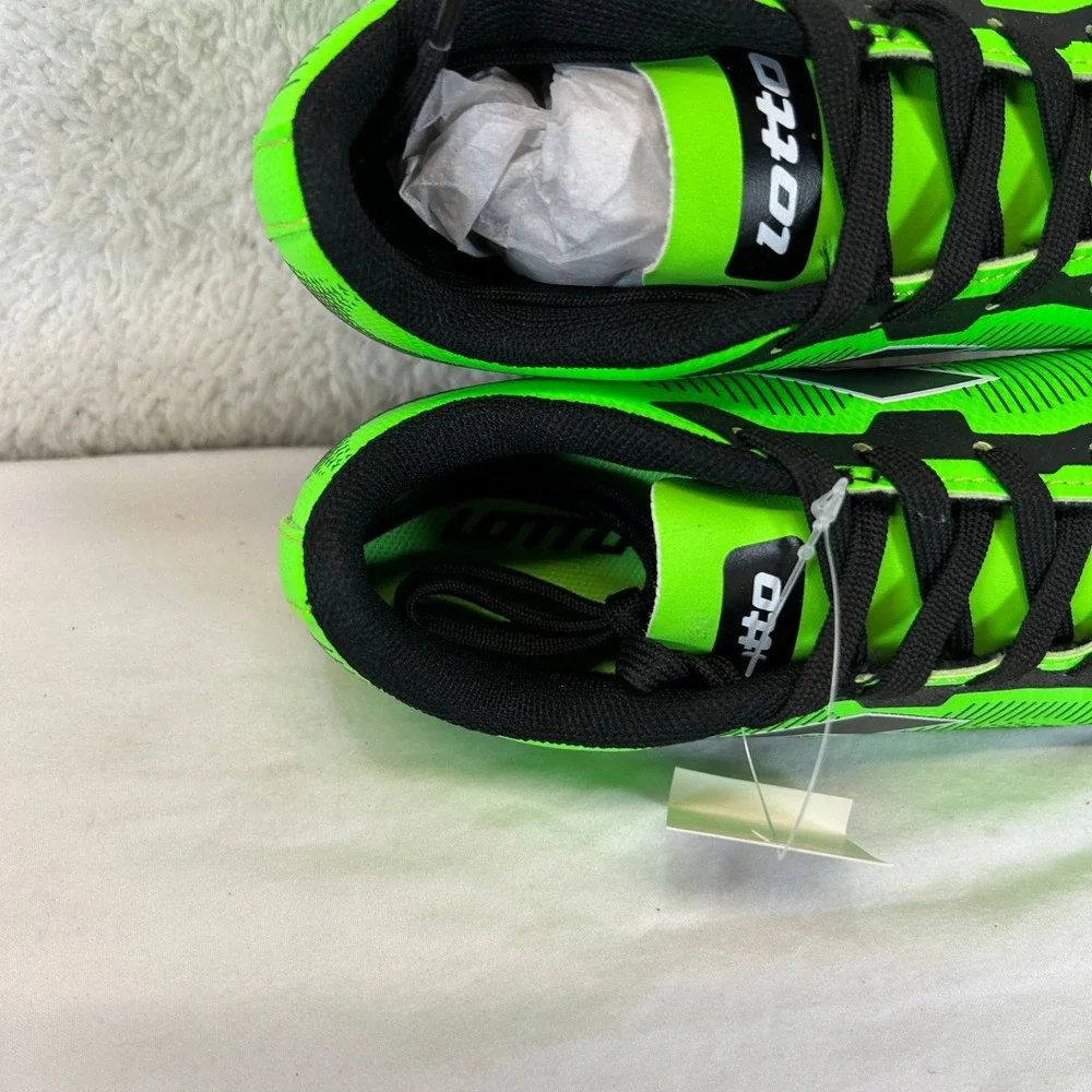 Lotto Sector Youth Soccer Cleats Neon Green Black Size 12M New in Box